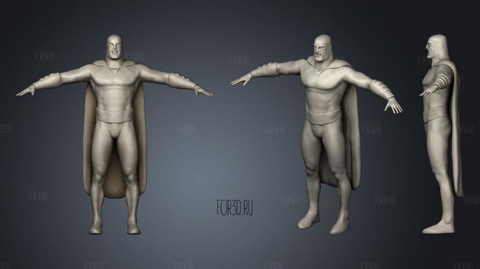 Space Ghost stl model for CNC