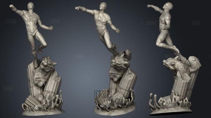 Spiderman stl model for CNC