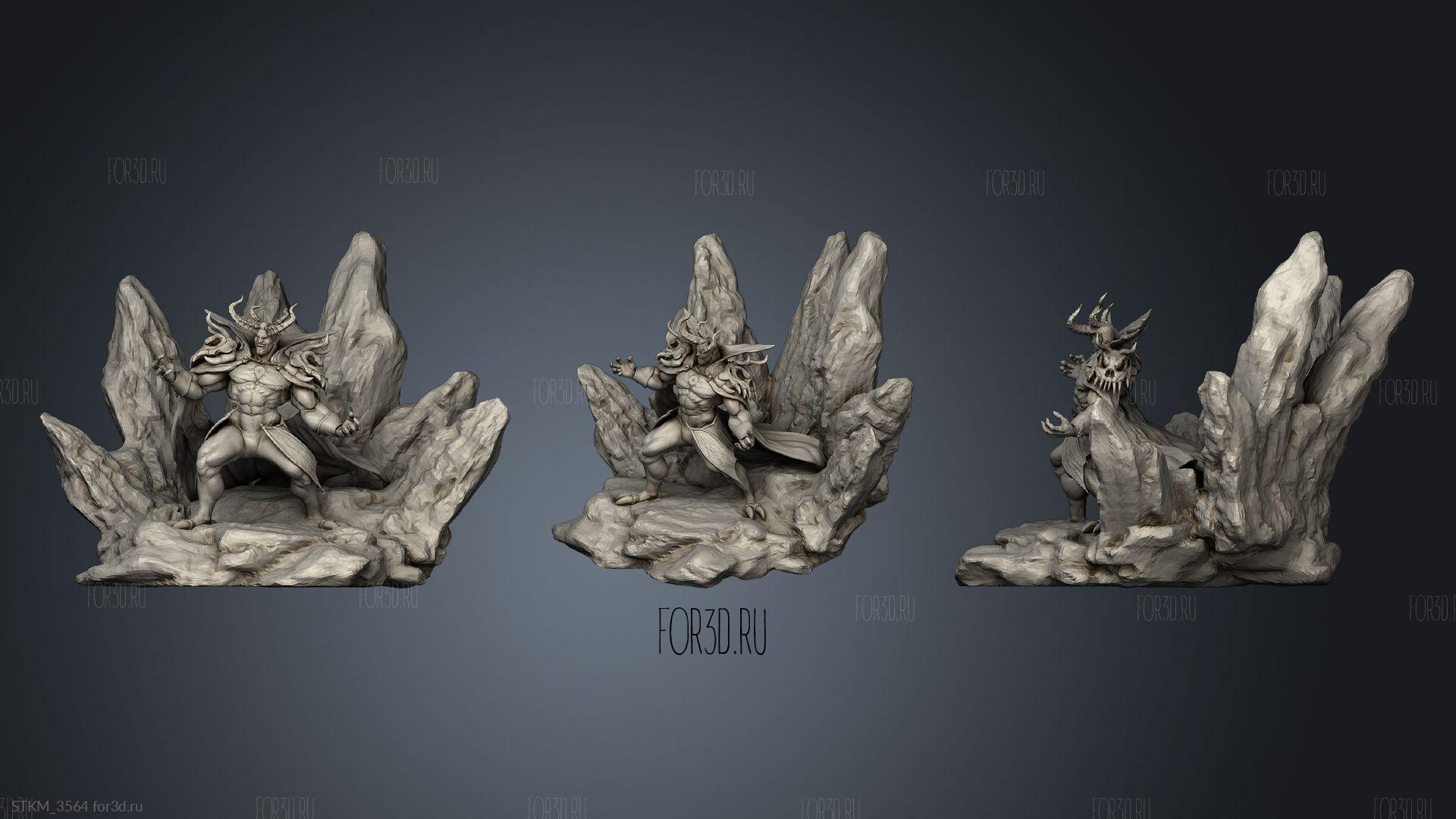 Figurines heroes, monsters and demons - Body Sculpt 10, STKM_0705. 3D stl  model for CNC