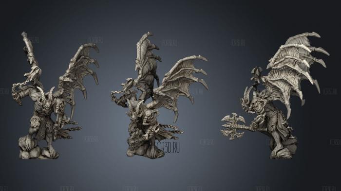 Summoned Daemon stl model for CNC