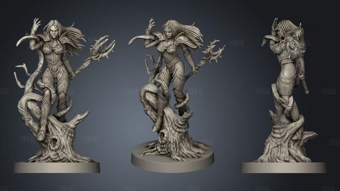 Sword Sorcery Samyria 40 Neutral Human Druid 41 stl model for CNC