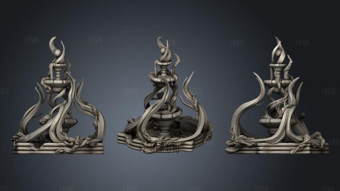 Tangleheart Forest Entangled Fountain stl model for CNC