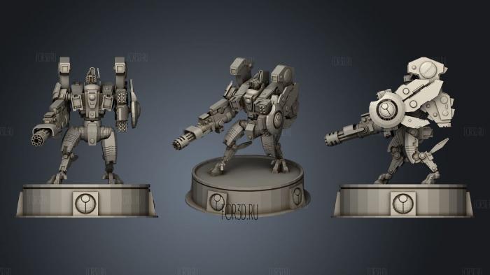 Tau Empire Riptide Battle Armour 3d stl модель для ЧПУ