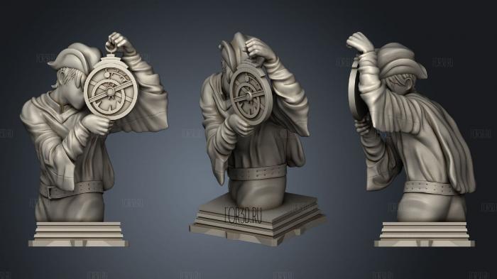 Voyager Class Chess Piece stl model for CNC