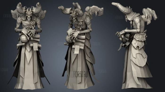 Vulgrim darksiders 3 stl model for CNC