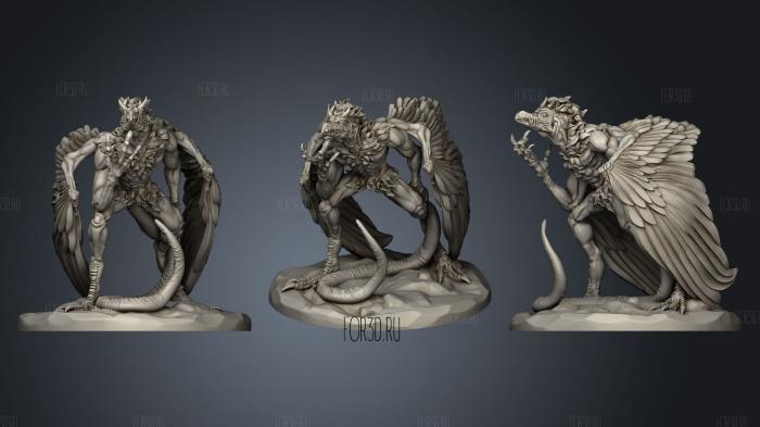 Vulture Fiend stl model for CNC