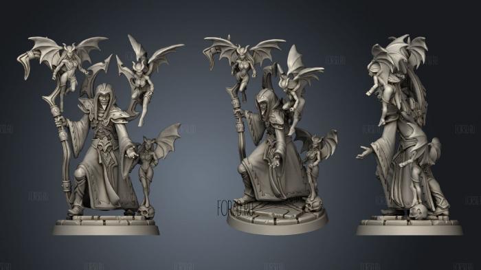 Warlock 2 stl model for CNC