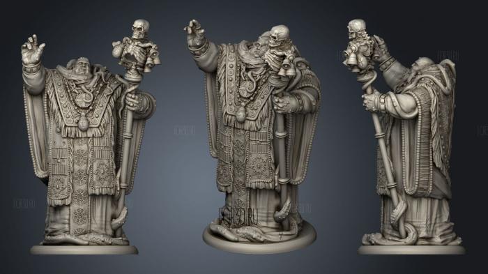 Warlock The Magic stl model for CNC