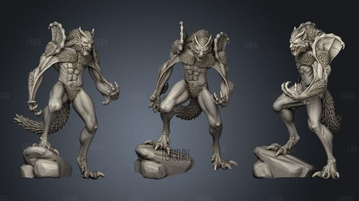 Werewolf Vampire Lord stl model for CNC
