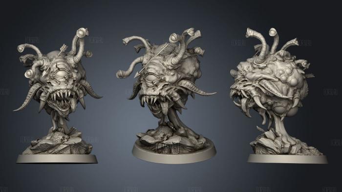 White Werewolf Tavern Beholder stl model for CNC