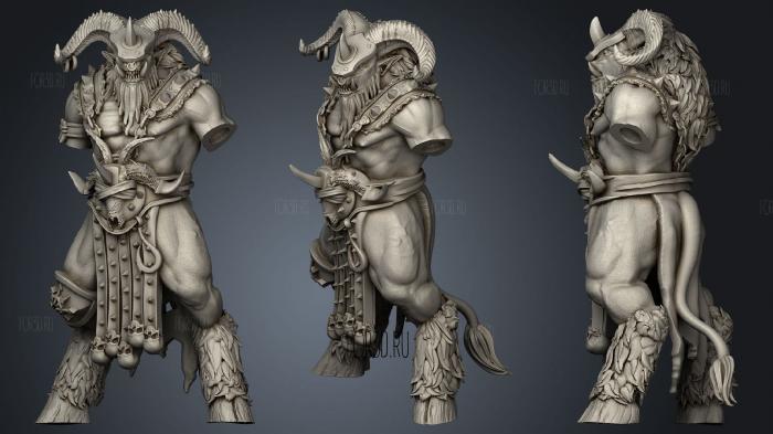 WILDHORNS PAIRED WEAPONS stl model for CNC