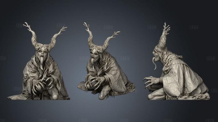 Witch 5 stl model for CNC