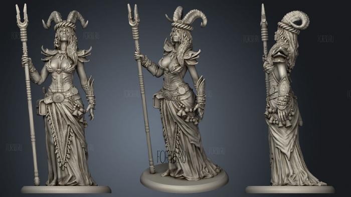 Witch 6 stl model for CNC