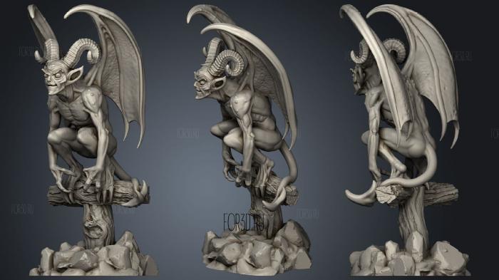 Witch Demon stl model for CNC