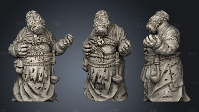 Witcher 3 crone 3d stl модель для ЧПУ