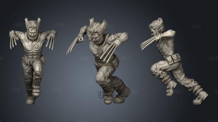 Wolverine A stl model for CNC