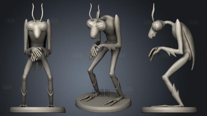 Zorak stl model for CNC