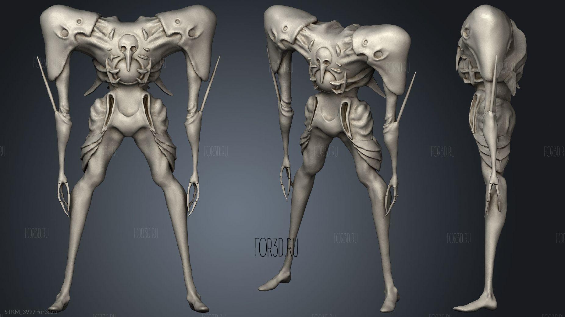 Figurines heroes, monsters and demons - STKM_0705 - 3D model for