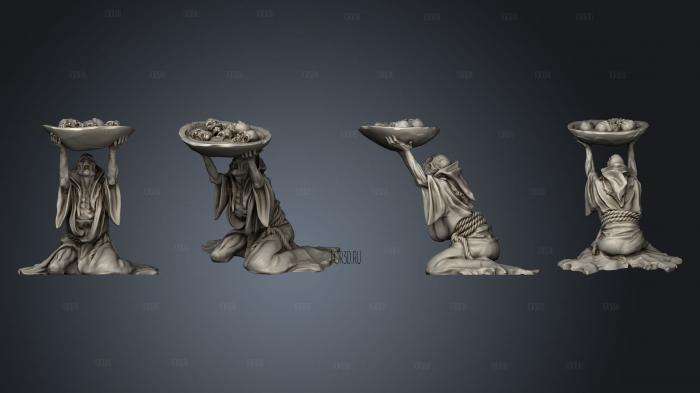 Alters with bowl stl model for CNC