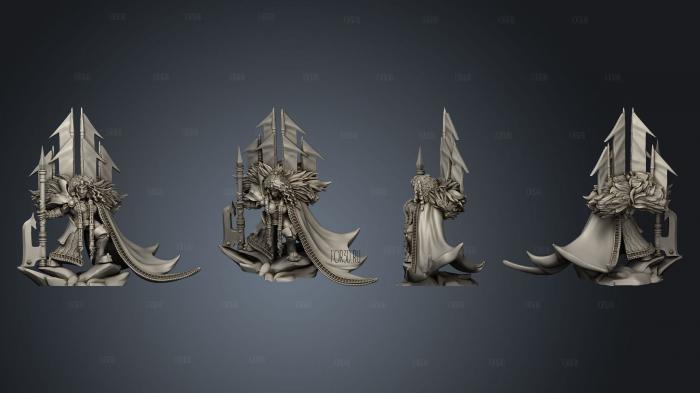 Baryan Dil Dwarf Queen Crownless stl model for CNC