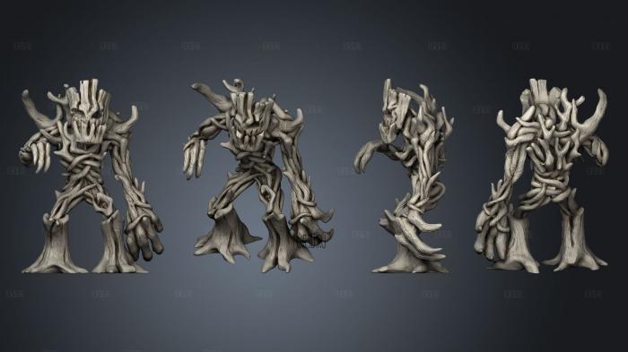 Blights and Druids Twig blight pose 2 stl model for CNC