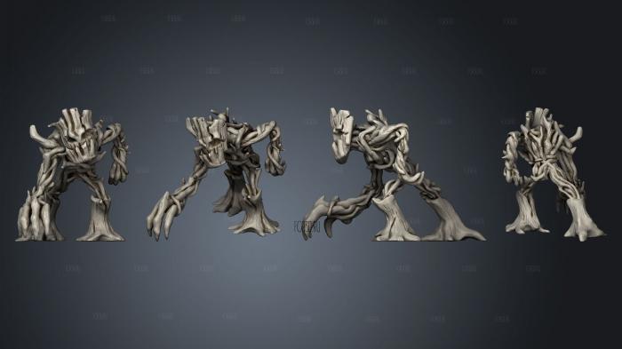 Blights and Druids Twig blight pose 3 stl model for CNC