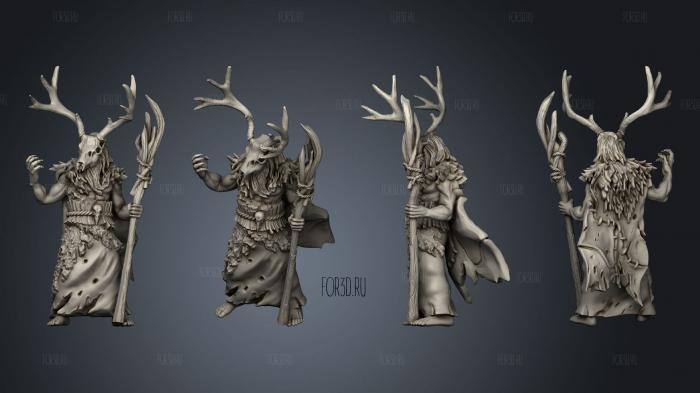 Blights and Druids stl model for CNC