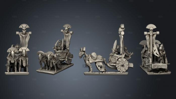 Bone Chariots chariots stl model for CNC