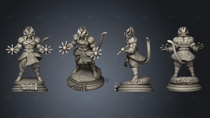 BROLLY Dragon Ball heroes stl model for CNC