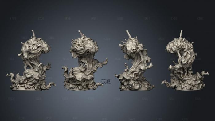 Cthulhus Mucus Lady stl model for CNC