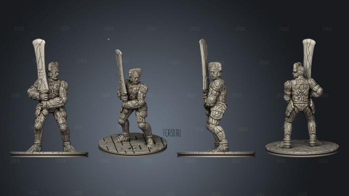 Depths of Savage Atoll KS Temple Guardians Alive A 001 stl model for CNC