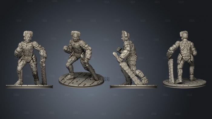 Depths of Savage Atoll KS Temple Guardians Alive A 002 stl model for CNC