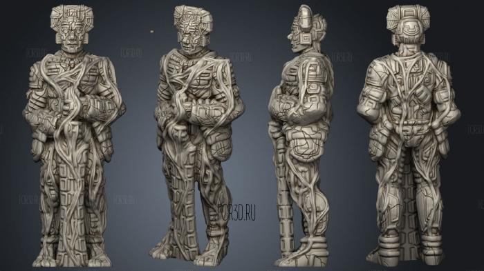 Depths of Savage Atoll KS Temple Guardians Alive A 004 stl model for CNC