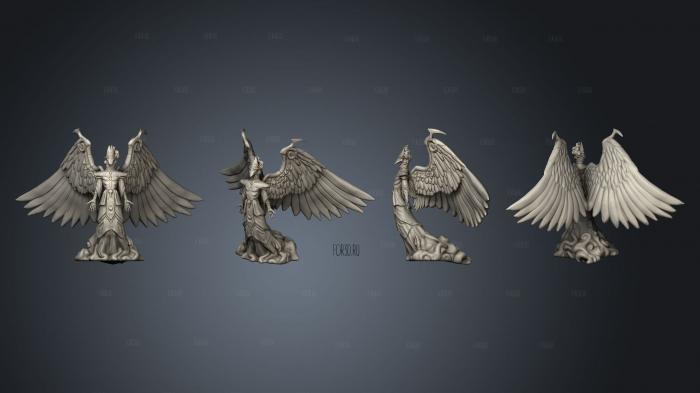 Dominion Angel Flying stl model for CNC