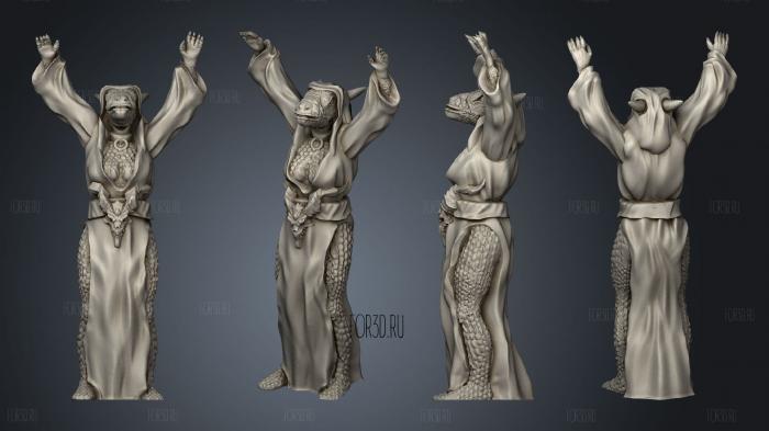 Dungeons and Monsters Female Dragon Born s Summoning Mini stl model for CNC
