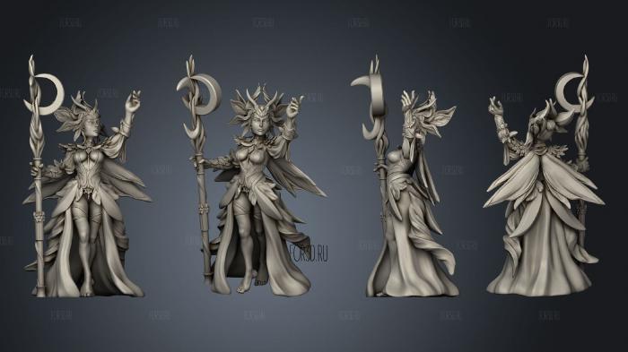 Enchanted Forest Fey Queen stl model for CNC