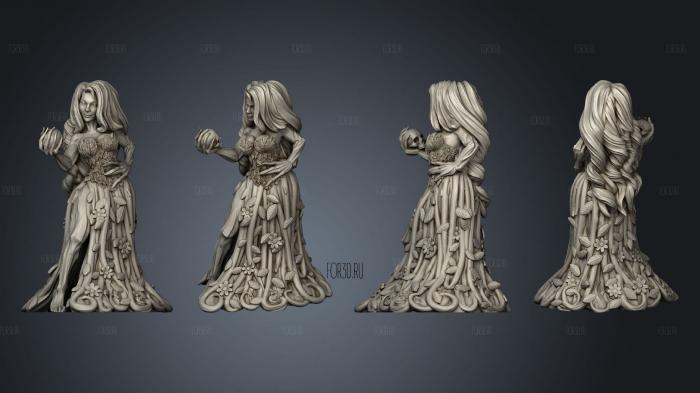 Enchanted Forest Nymph stl model for CNC