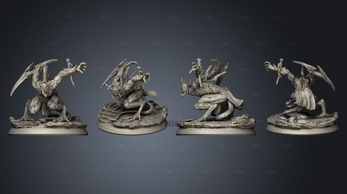 Enemy Deep Scourge 75 mm stl model for CNC
