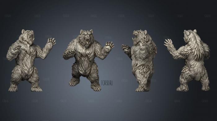 Giant Bears 3d stl модель для ЧПУ