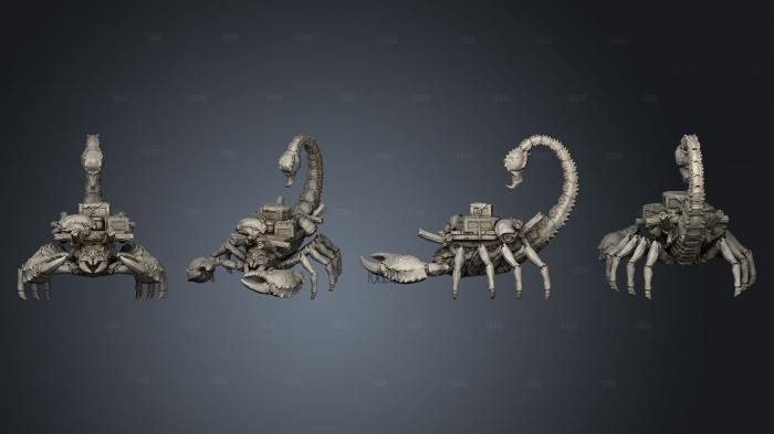 Giant Scorpion Pack Animal Large stl model for CNC