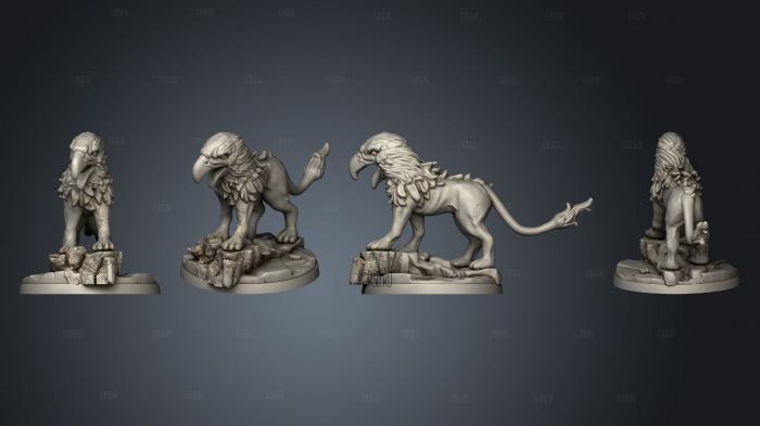 Gryph hounds 01 stl model for CNC