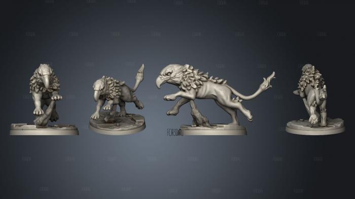 Gryph hounds 02 stl model for CNC