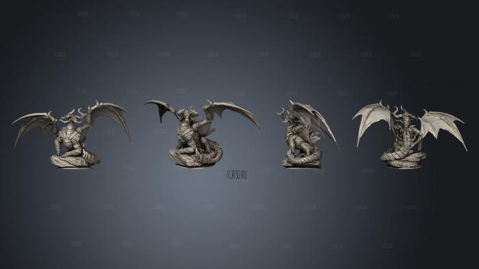 Heaven and Hell Cloud Dragon Elder Complete stl model for CNC
