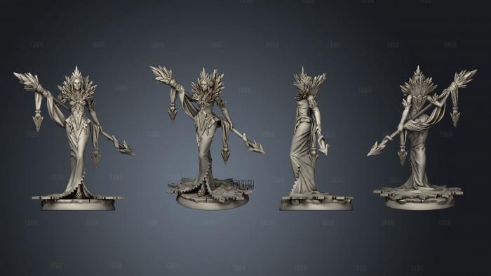 Helga the Frost Witch s 2 stl model for CNC