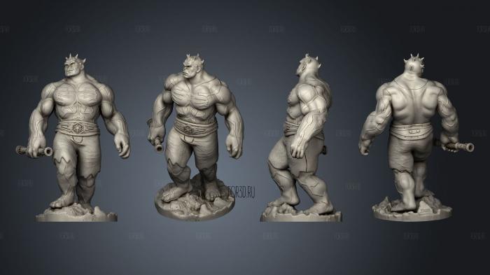 Hulk Maul stl model for CNC