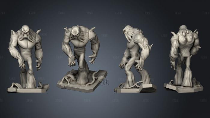 Infinity Swamp thing stl model for CNC
