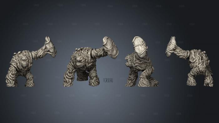 Into the Woods Forest Brute stl model for CNC