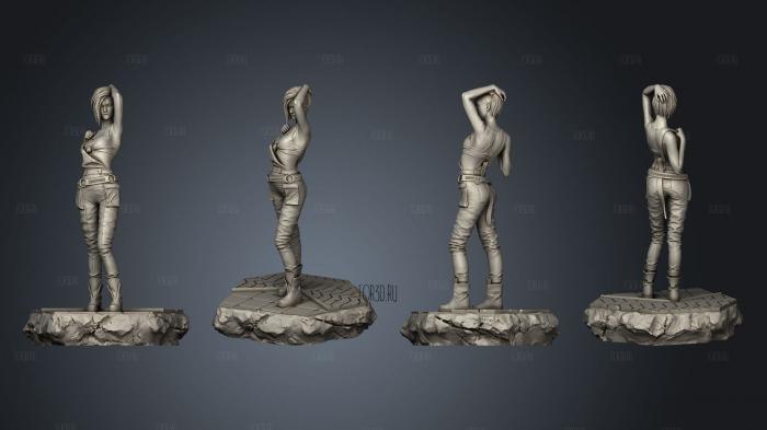 Скульптура Джуди Альварес 3d stl модель для ЧПУ