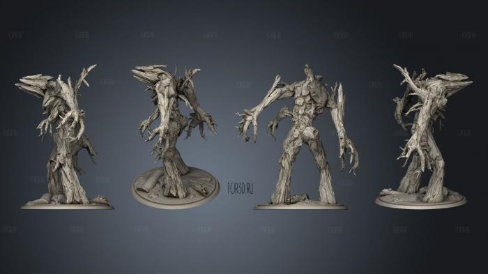 Lord of the Treant Soldier stl model for CNC