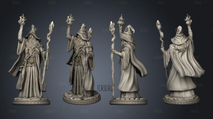 Masters Of Dungeons Quest Solon wizard stl model for CNC
